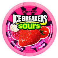 Ice Breakers Sours Berry Sukkerfri 42g Dropsene som ikke føles som sukkerfrie